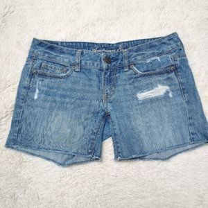 American Eagle Denim Cut-off Shorts, size 2